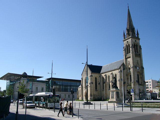 Mérignac/Immobilier/CENTURY21 A.C.O./Mérignac église transports